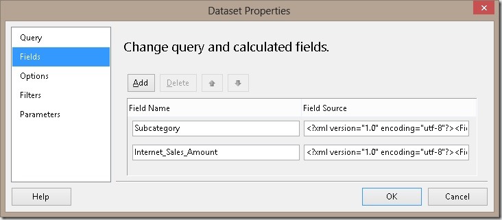 FieldsList